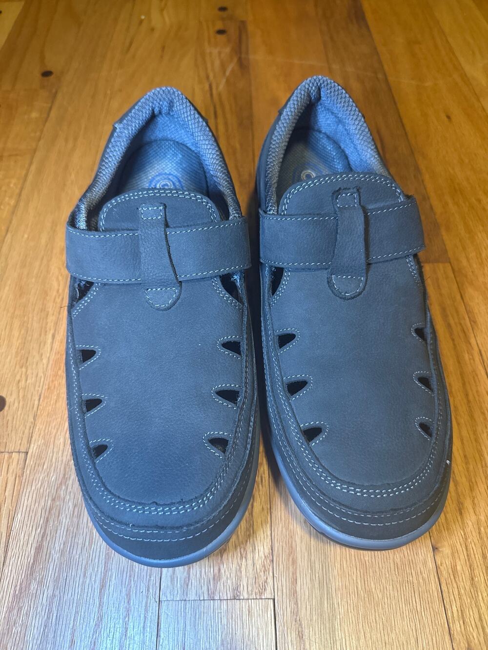 Orthofeet Serene 891 Shoes Womens 11D Wide Nubuck Leather T Strap